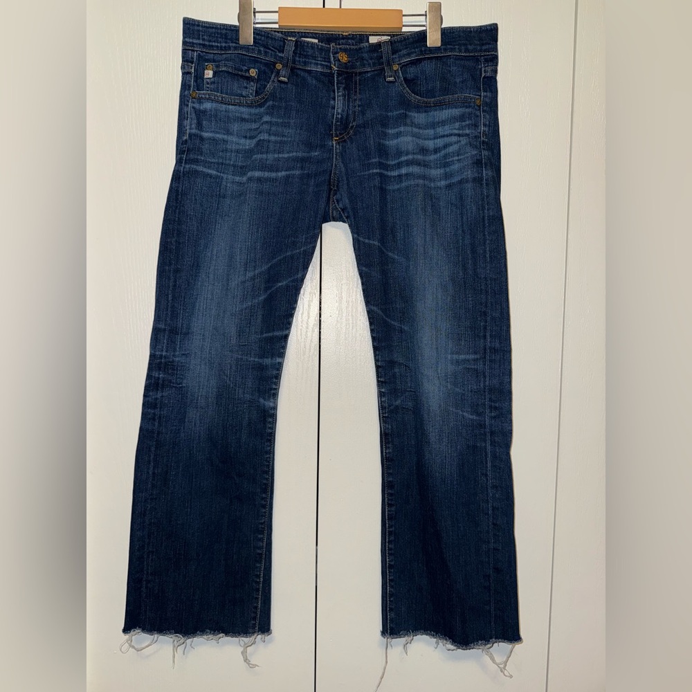 AG Tomboy Relaxed Cropped Straight Jeans